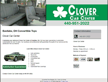 Tablet Screenshot of clovercarcenter.com